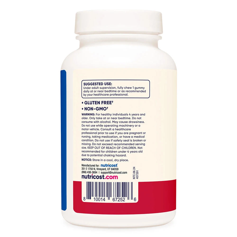 Nutricost - Gomas de Melatonina para Crianças, Sabor a Morango (120 gomas) - Image 3