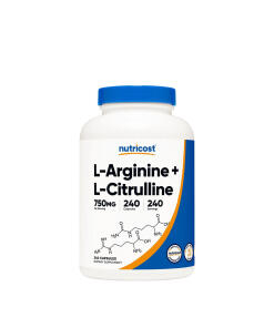 Nutricost - Nutricost L-Arginine L-Citrulline Complex Capsules (240 Capsules)