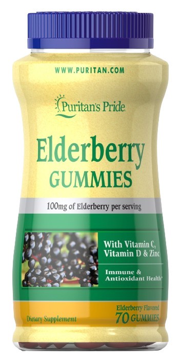 Puritan's Pride - Elderberry Gummies with Vitamin C
