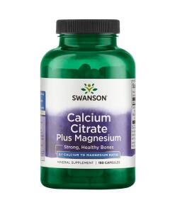Swanson - Calcium Citrate Plus Magnesium - 150 caps