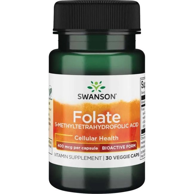 Swanson - Folate (5-Methyltetrahydrofolic Acid)