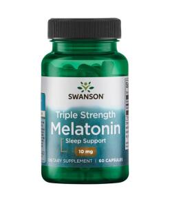 Swanson - Melatonin Tre Gange Styrke 10 mg - 60 Kapsler
