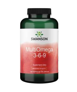 Swanson - MultiOmega 3-6-9 - Flax & Borage & Fish Oils - 120 softgels