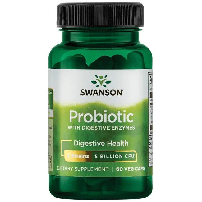 Swanson - Probiotic with Digestive Enzymes - 60 vcaps