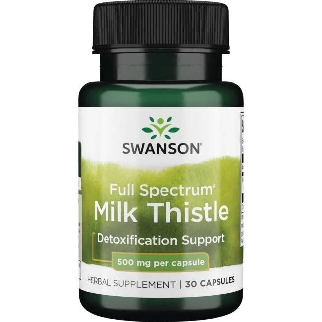 Swanson - SWANSON FS Milk Thistle 500mg 30 kaps