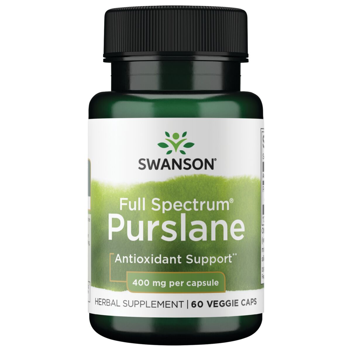 Swanson - SWANSON FS Purslane 400mg 60 vcaps