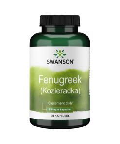 Swanson - SWANSON Fenugreek (Kozieradka) 610mg 90 kaps