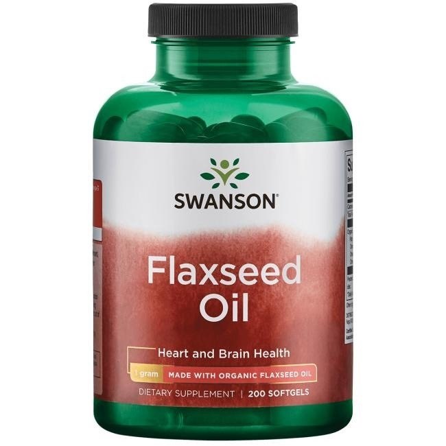Swanson - SWANSON Flaxseed Oil 1000mg 200 ¿elków