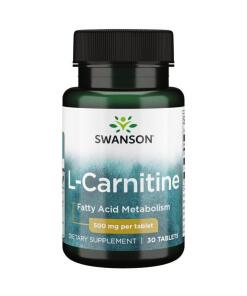 Swanson - SWANSON L-karnityna 500mg 30 tabl