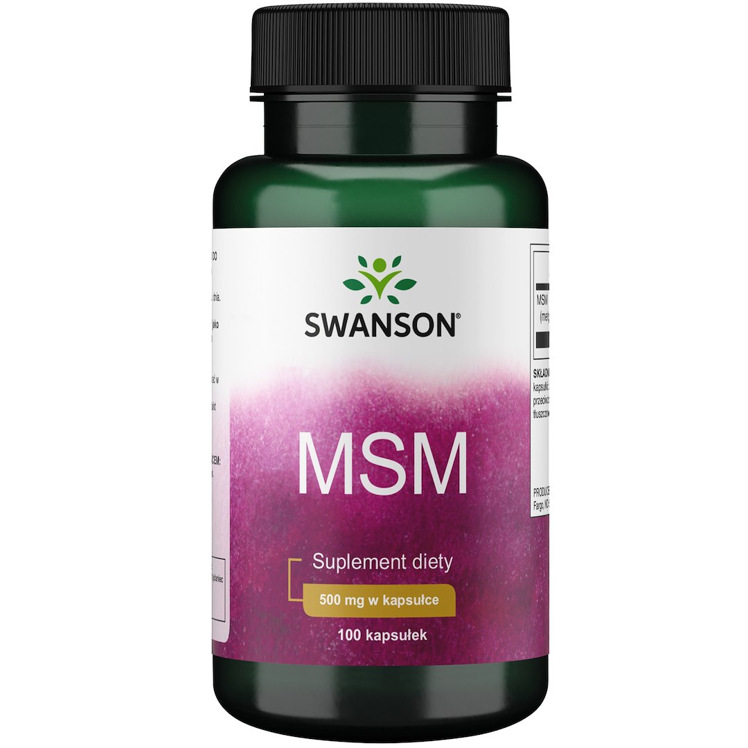 Swanson - SWANSON MSM 500mg 100 kaps