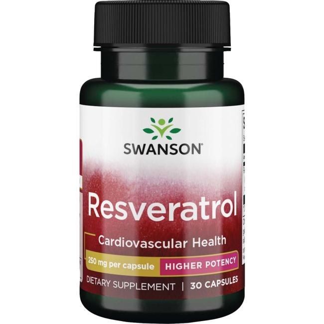 Swanson - SWANSON Resweratrol 250mg 30kaps