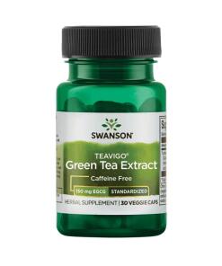 Swanson - SWANSON TEAVIGO extr. z zielonej herbaty 30vcaps