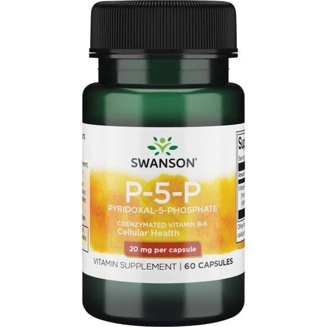 Swanson - SWANSON Witamina B-6 20mg 60 kaps