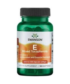 Swanson - SWANSON Witamina E mieszanka 200IU 100sgels