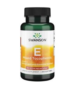 Swanson - SWANSON Witamina E mieszanka 200IU 250 sgels