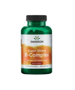 Swanson - Super Stress B-Complex with Vitamin C - 100 caps