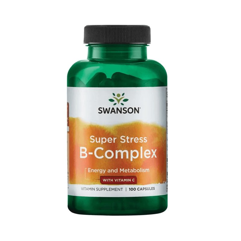 Swanson - Super Stress B-Complex with Vitamin C - 100 caps