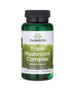 Swanson - Triple Mushroom Standardized Complex - 60 caps