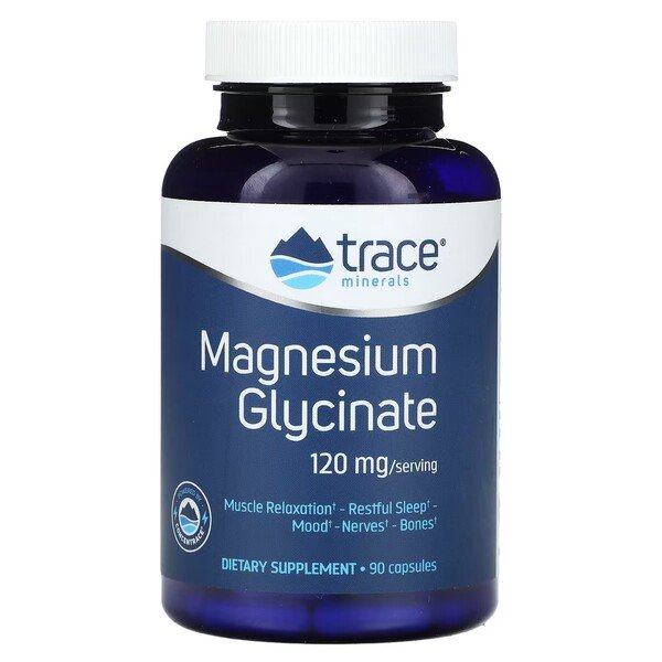 Trace Minerals - Magnesium Glycinate - 90 caps