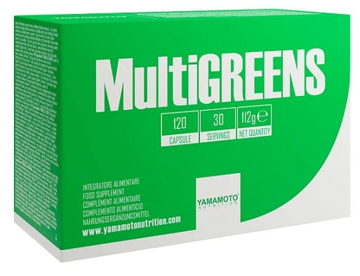 Yamamoto Nutrition - MultiGREENS - 120 kapsler