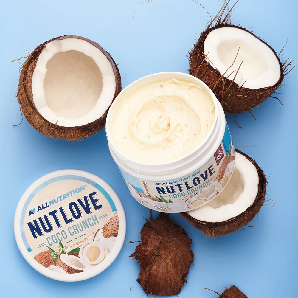 Nutlove, Coco Crunch - 500g é um creme de avelã com coco e pedaços crocantes, conhecido como "Nutella" no Brasil - Image 4