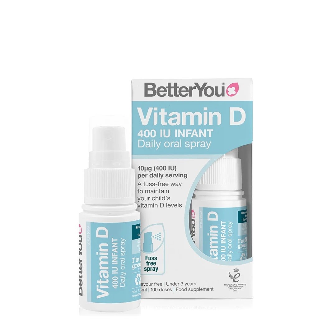 BetterYou - DLux Infant Daily Vitamin D Oral Spray - 15 ml.