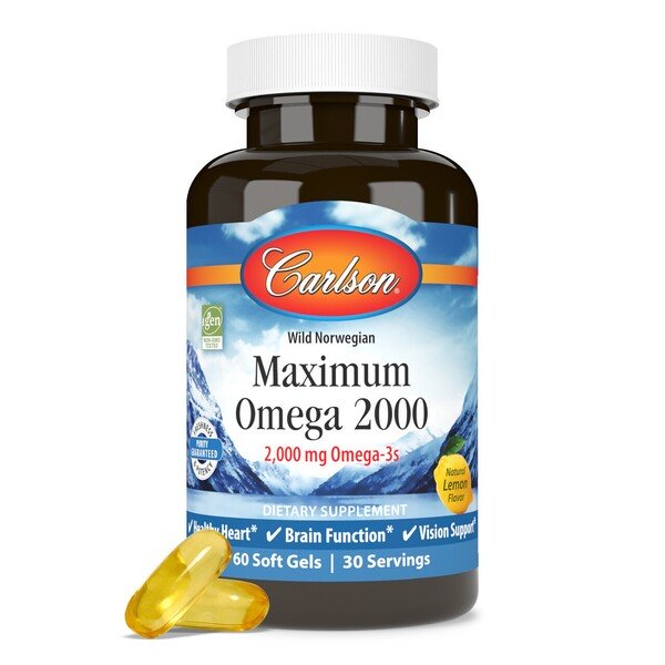 Carlson Labs - Maximum Omega 2000 - 60 softgels