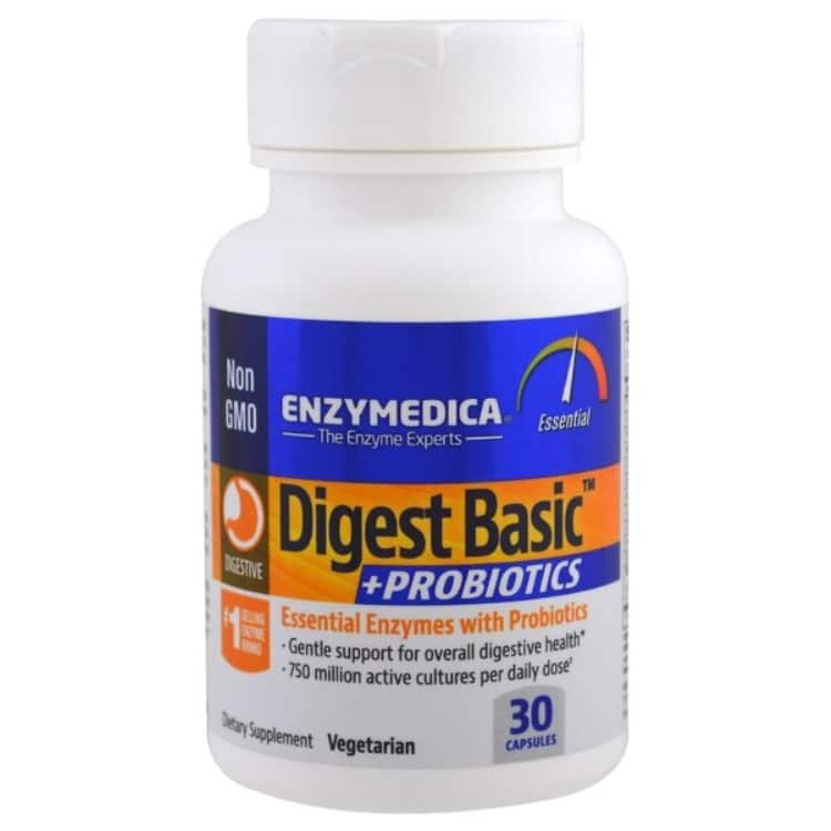 Enzymedica - Digest Basic + Probiotika - 30 kapsler