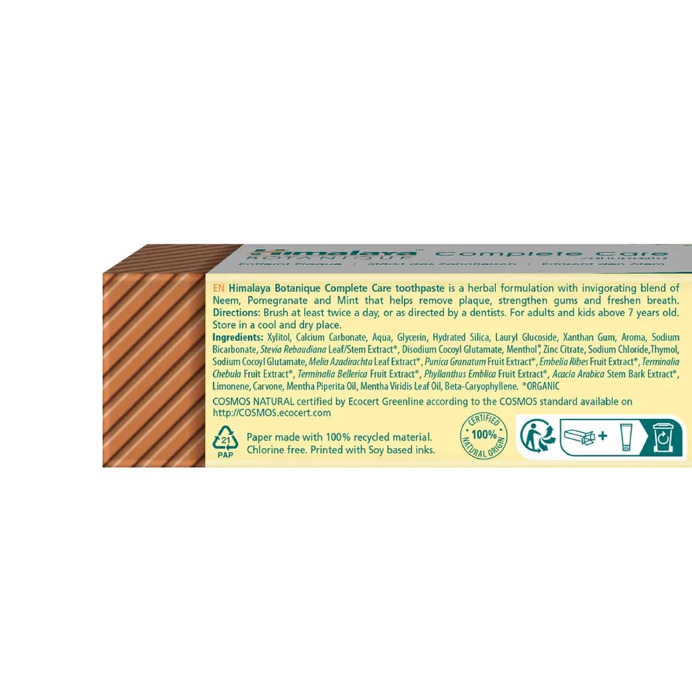 Himalaya - Pasta de Dentes Complete Care, Menta - 75 ml - Image 6
