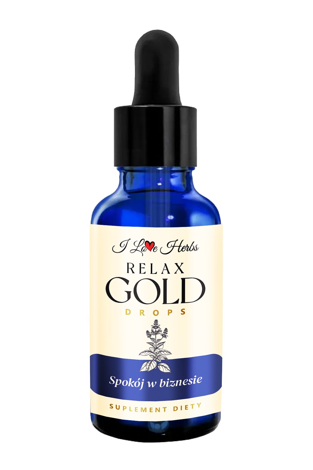 I Love Herbs - I LOVE HERRBS - RELAX Gold Drops SPOKÓJ W BIZNESIE (50 ml)