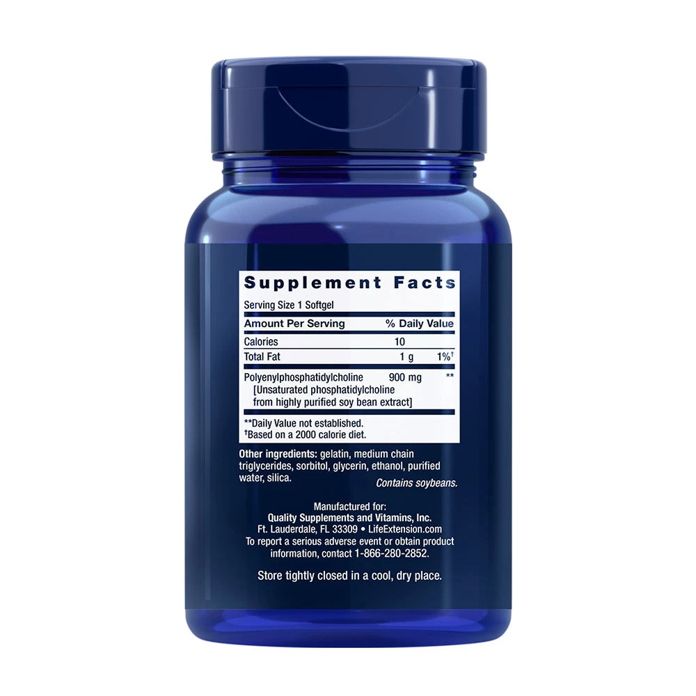 HepatoPro Fosfatidilcolina polinsaturada, 900mg - 60 softgels - Image 3