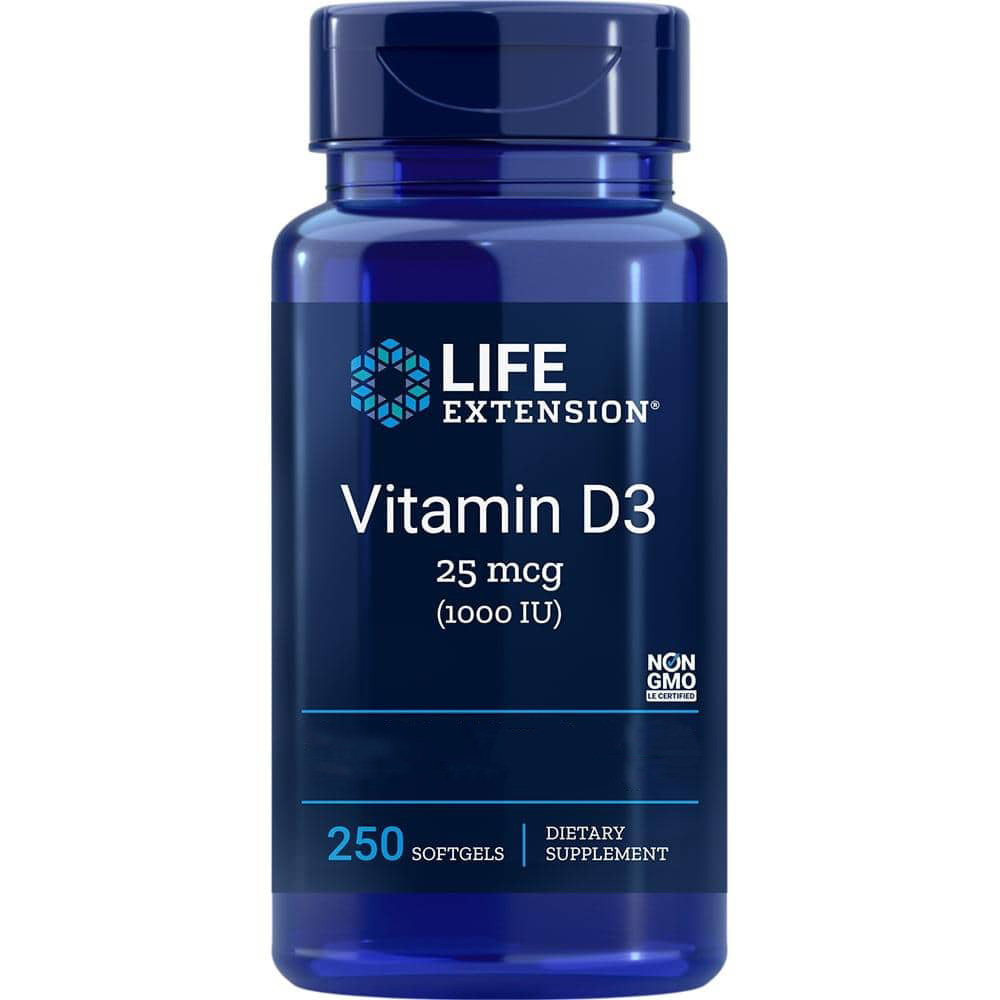 Vitamina D3, 1000IU - 250 softgels - Image 4