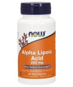 NOW - Alpha Lipoic Acid 250 mg capsules