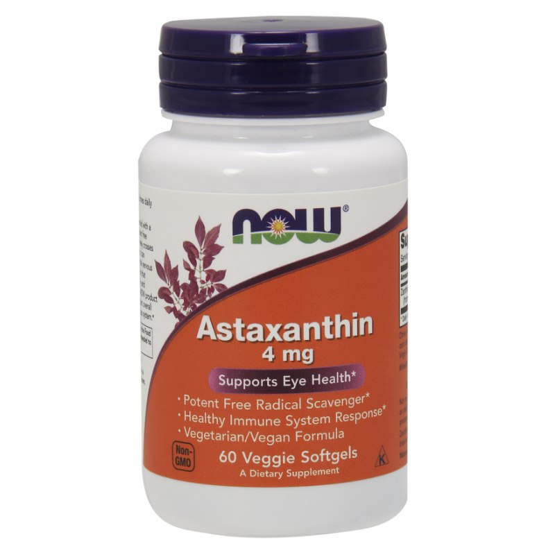 NOW - Astaxanthin 4 mg