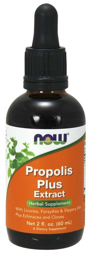 NOW Foods - Propolis Plus Extract - 60 ml.