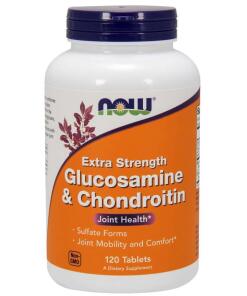 NOW - Glucosamine & Chondroitin Extra Strength - 120 tabs