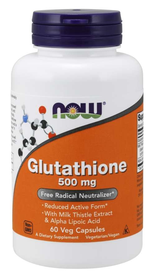 NOW - Glutathione with Milk Thistle Extract & Alpha Lipoic Acid