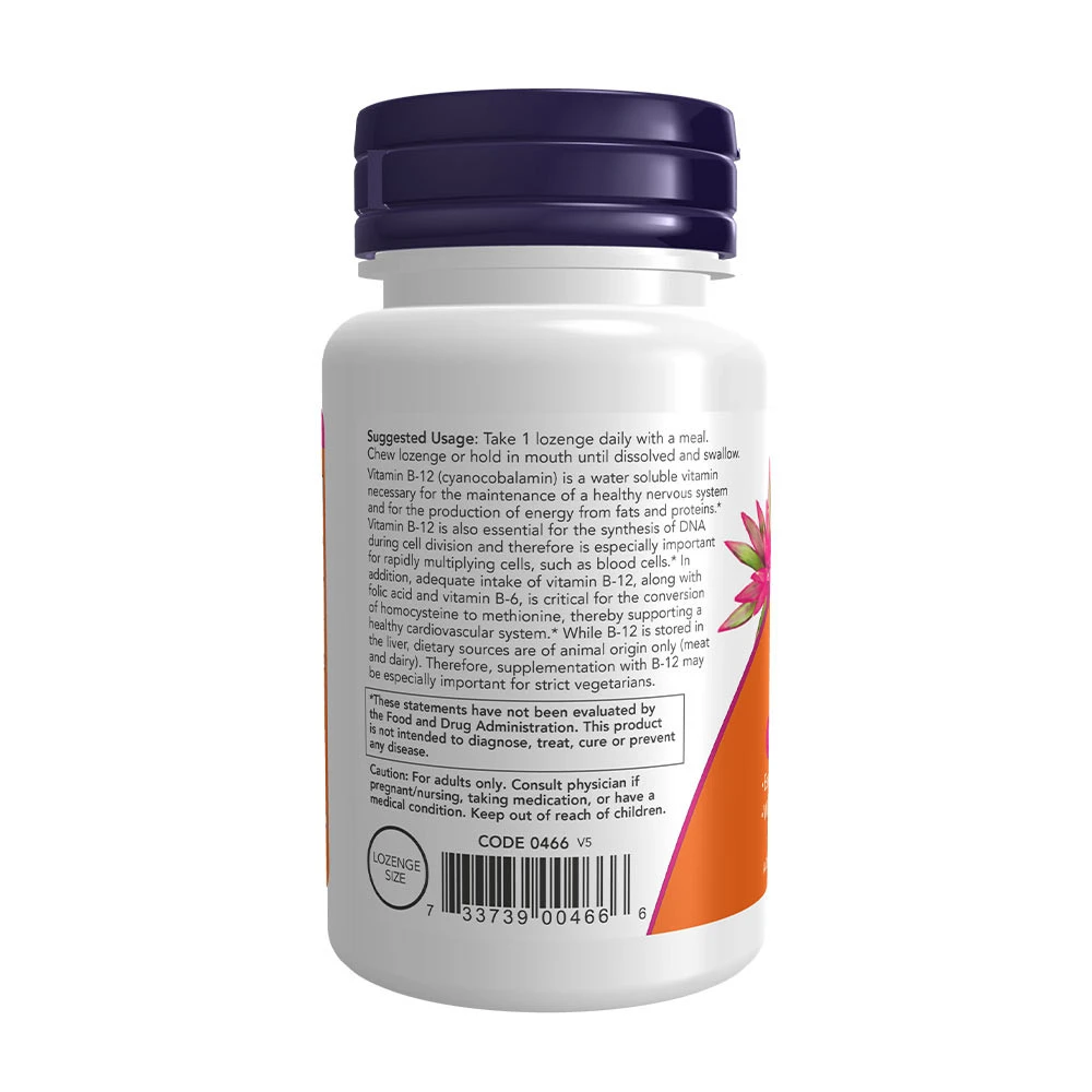 Vitamina B-12, 1000mcg - 100 drágeas - Image 5