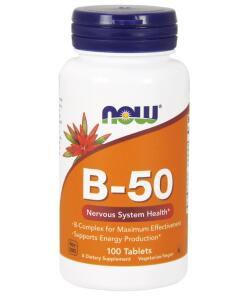 NOW - Vitamin B-50 - 100 tablets