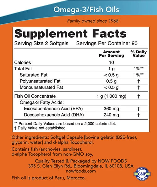 Omega-3 Mini Gels - 180 softgels - Image 4