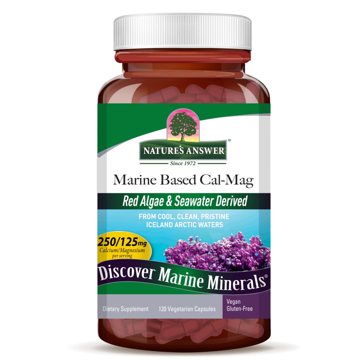 Nature's Answer - Nature's Answer Marine Based Cal-Mag 120 Capsules