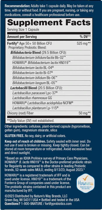 Nature's Way Fortify Mais de 50 Anos (30 Cápsulas) - Image 4