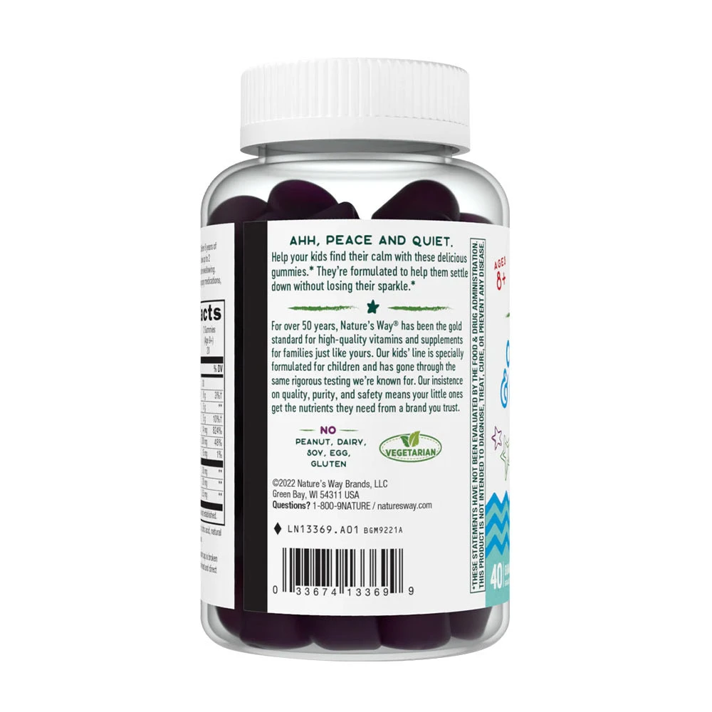 Nature's Way - Nature's Way Crianças Calmas e Concentradas (40 Gomas) - Image 7