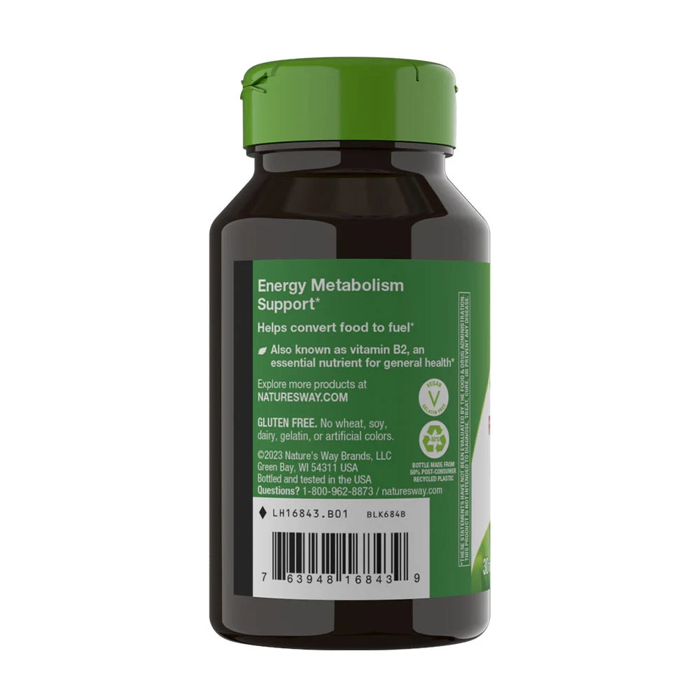 Nature's Way - Vitamina B2 Riboflavina (30 Comprimidos) - Image 3