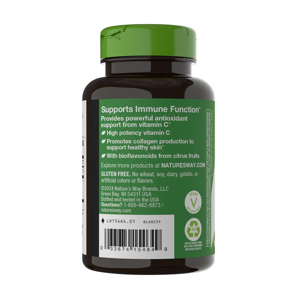 Nature's Way - Vitamina C com Bioflavonoides (100 Cápsulas) - Image 9