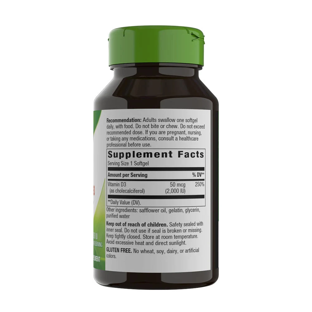 Nature's Way - Vitamina D3 (240 Cápsulas Moles) - Image 2