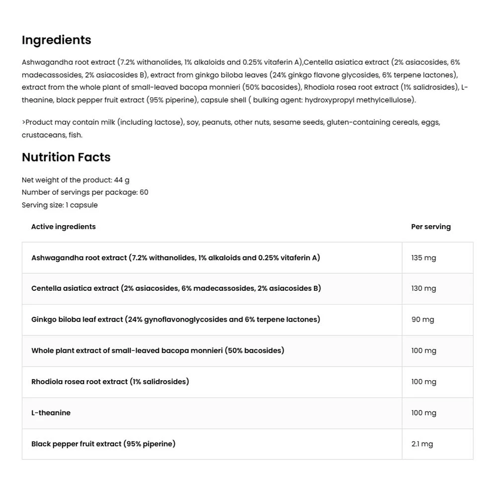 Ostrovit - Auxílio Adaptogénico Ostrovit (60 Cápsulas) - Image 4