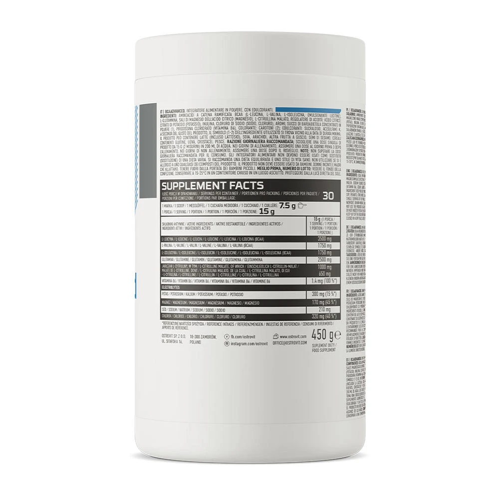 Ostrovit - BCAA Avançado (450 g, Melancia) - Image 9