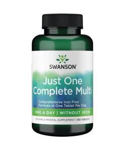 Swanson - Just One Complete Multi without Iron - 130 tablets