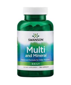 Swanson - Multi and Mineral - 100 caps